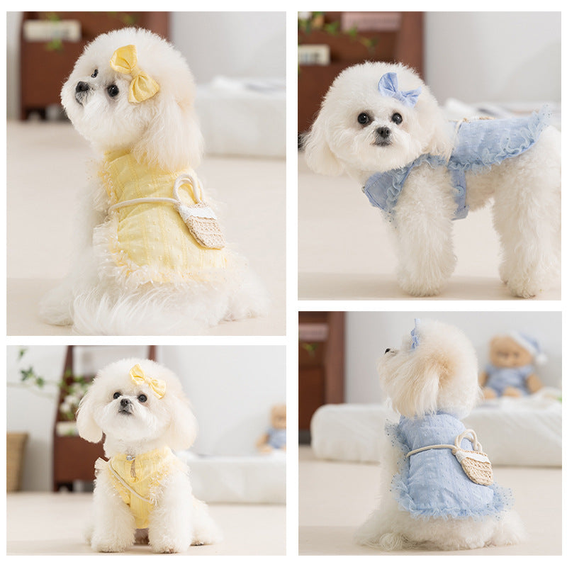 Warm Knit Dog Sweater for Small Dogs – Soft Winter Puppy Pullover, Cozy Cold Weather Dog Clothes