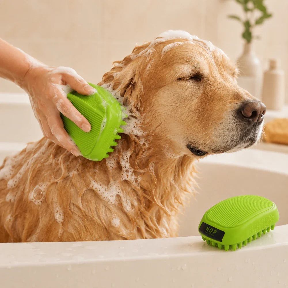 Silicone Pet Bathing Massage Brush
