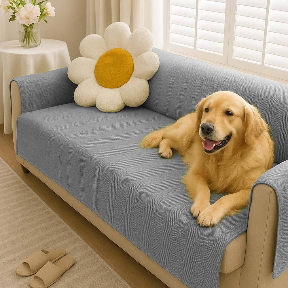 Waterproof Non-Slip Furniture Protector One-Piece Pet Couch Cover-Slipsafe
