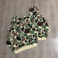 Rough Play Camo Zip Hoodie | Green / Brown