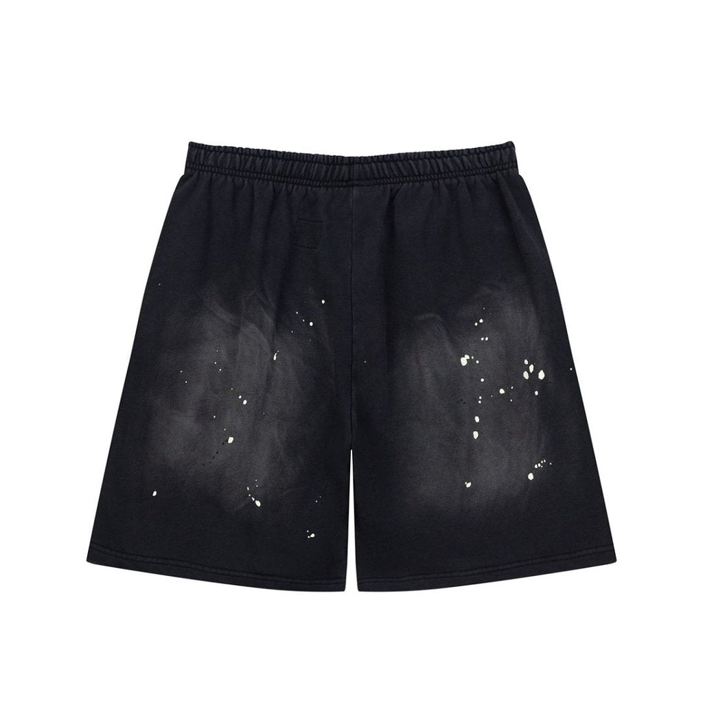 Dark Street‑Style Side Logo Print Drawstring Casual Summer Shorts