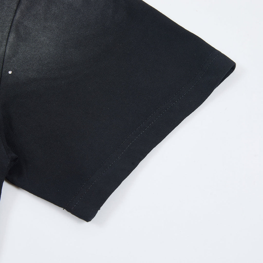 Jellybean Robot Explosion Graphic Tee | Black Space Print
