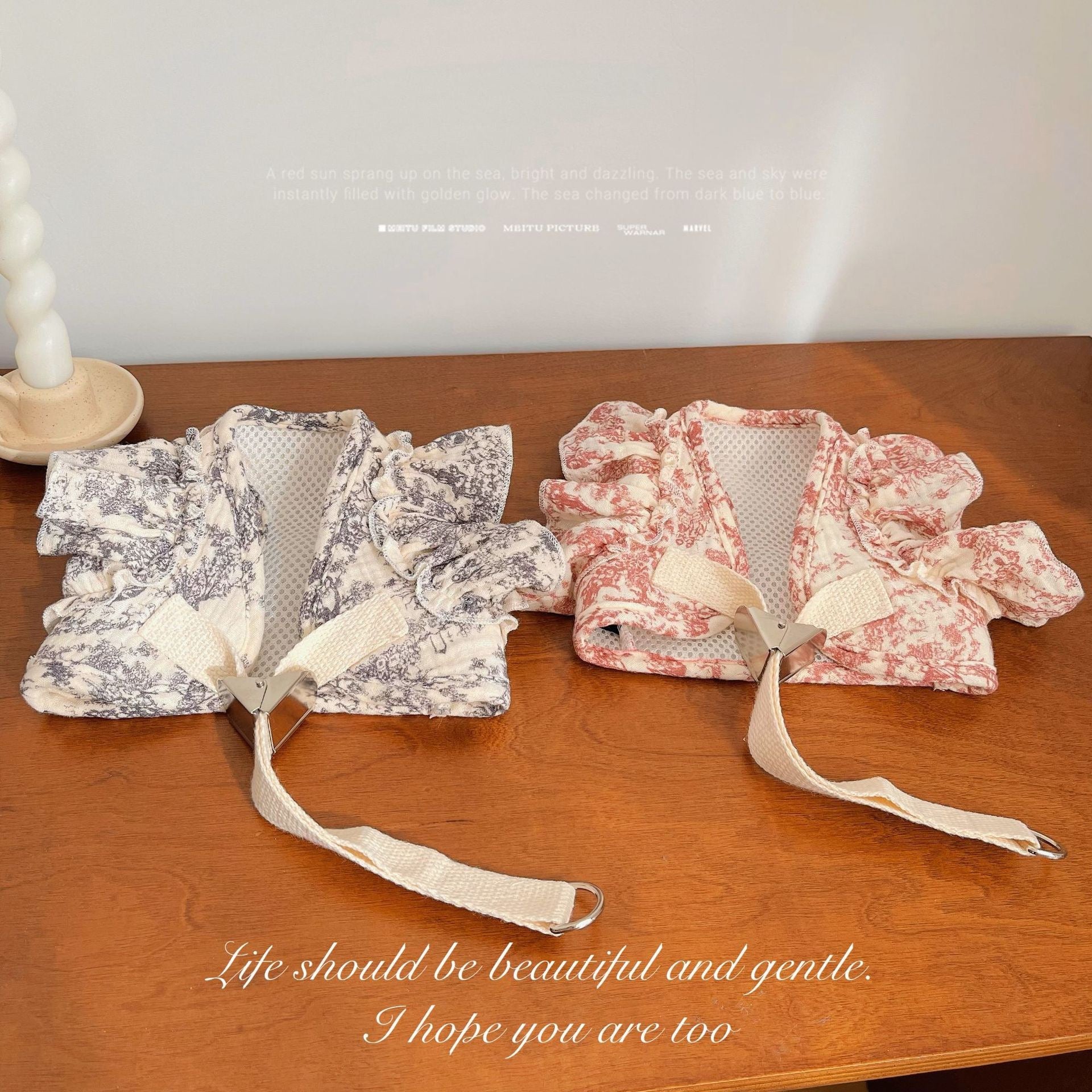 Romantic Floral Dog Dress/Harness Leash