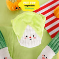 Cabbage/Scallions/Pumpkin Squeaky Dog Toy