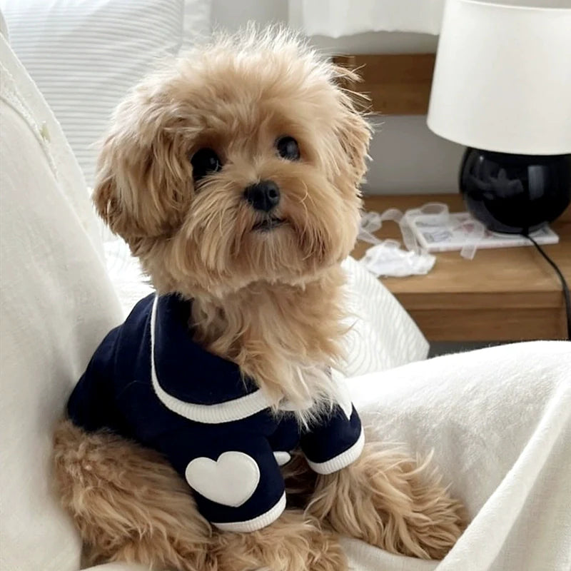Sweet Heart Sleeve Dog Cat Sweatshirt