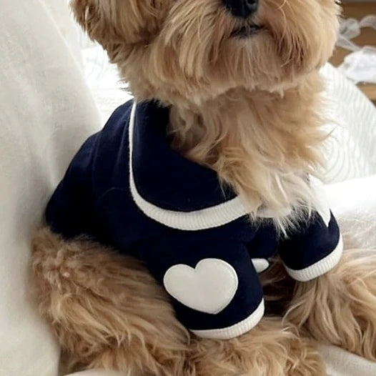 Sweet Heart Sleeve Dog Cat Sweatshirt