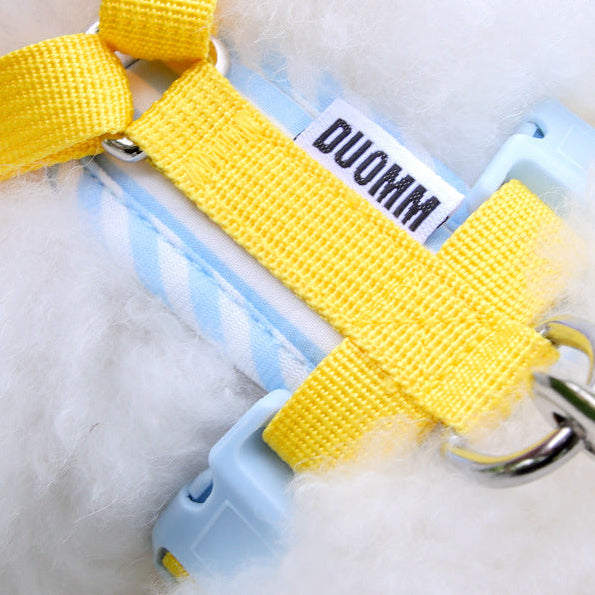 Cherry Striped Color Block Harness