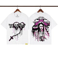 THAT. SA AWFUL LOT OF COUPH SYRUP Cross border letter printed versatile high street short sleeved T-shirt (23)
