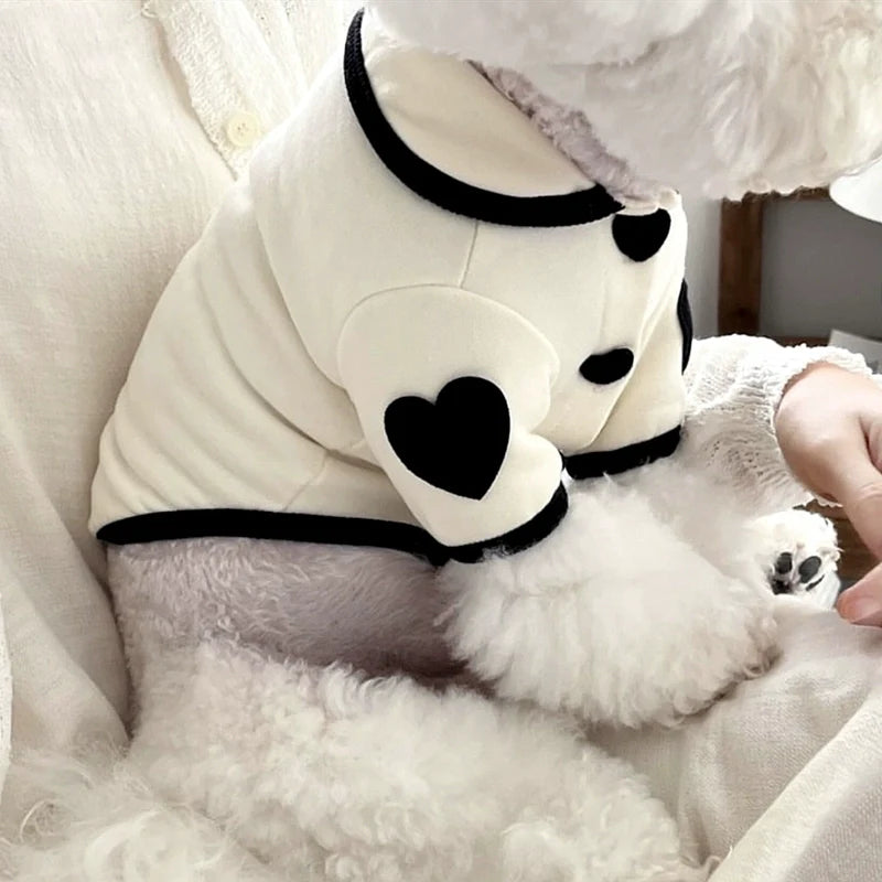 Sweet Heart Sleeve Dog Cat Sweatshirt