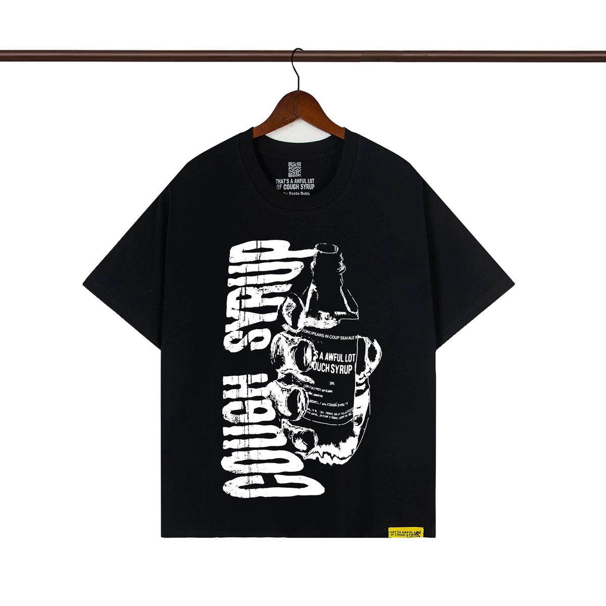 THAT. SA AWFUL LOT OF COUPH SYRUP Cross border letter printed versatile high street short sleeved T-shirt (26)