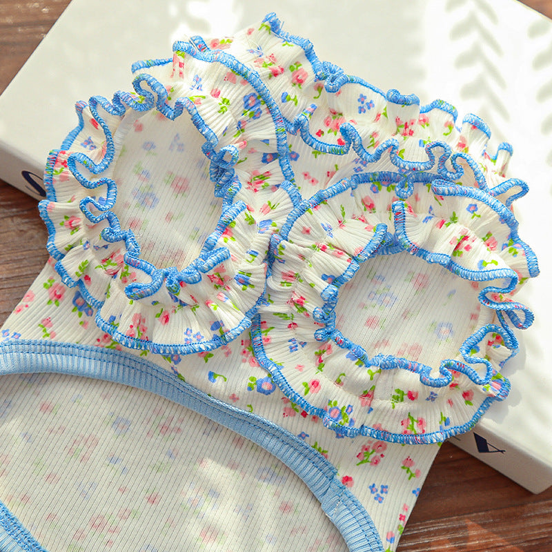 Floral Layered Dog Cat Harness Dress/Vest