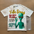 Vale Forever vintage European and American vintage washed pattern figure print high street casual versatile short sleeved T-shirt (19)