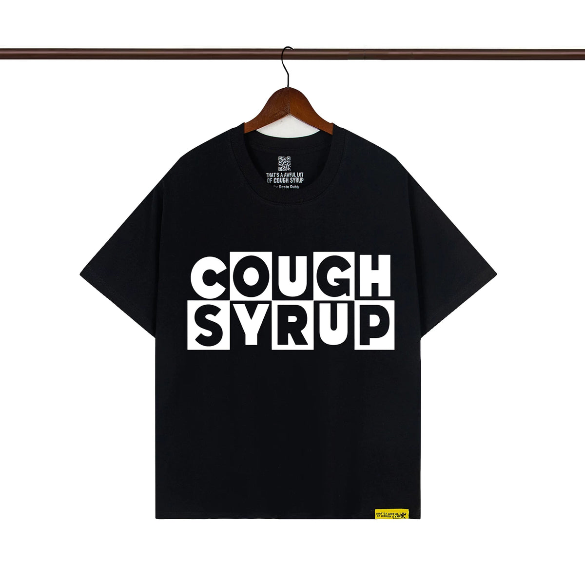 THAT. SA AWFUL LOT OF COUPH SYRUP Cross border letter printed versatile high street short sleeved T-shirt (33)