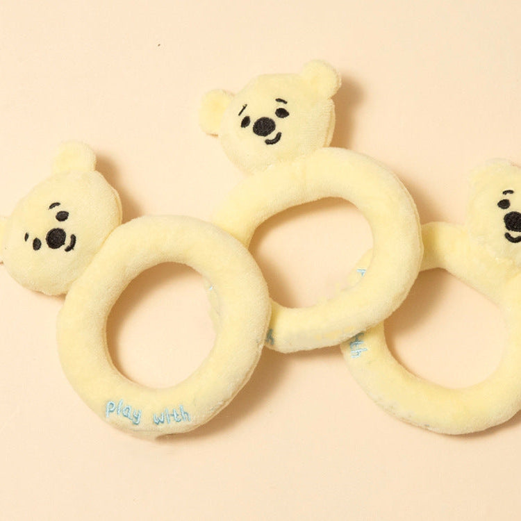 Cute Baby Bottle/Pacifier/Rattle Dog Toy