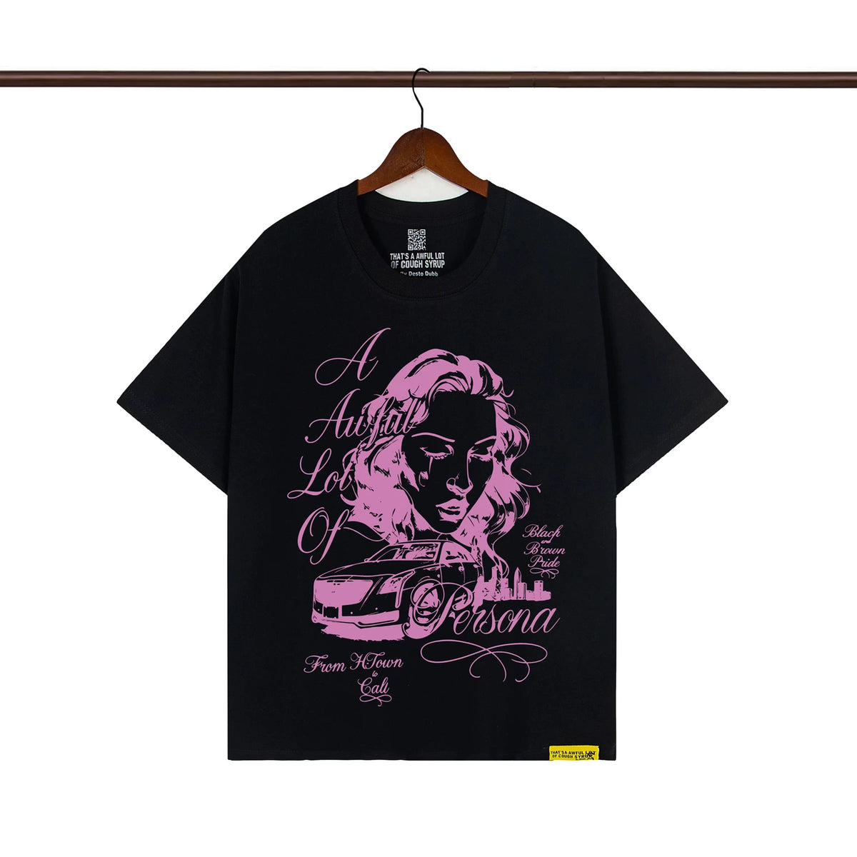 THAT. SA AWFUL LOT OF COUPH SYRUP Cross border letter printed versatile high street short sleeved T-shirt (25)