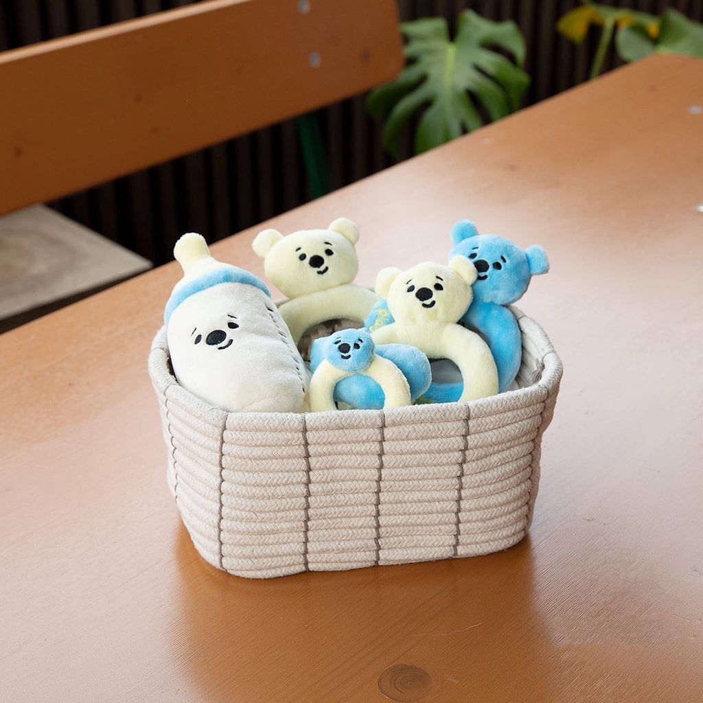 Cute Baby Bottle/Pacifier/Rattle Dog Toy