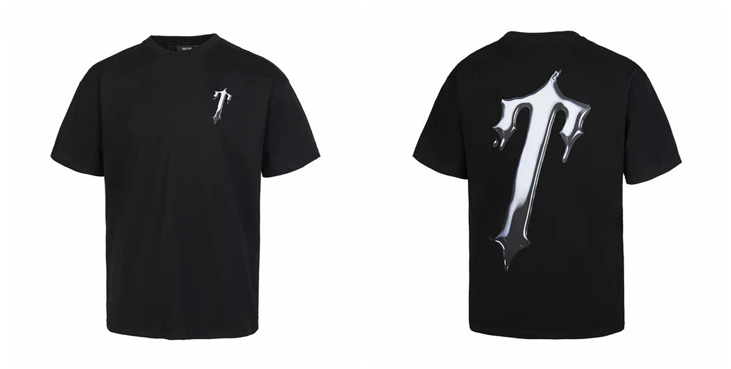 Trapstar T shirt American high street hip-hop fashion brand summer unisex loose cotton short sleeved T-shirt (4)