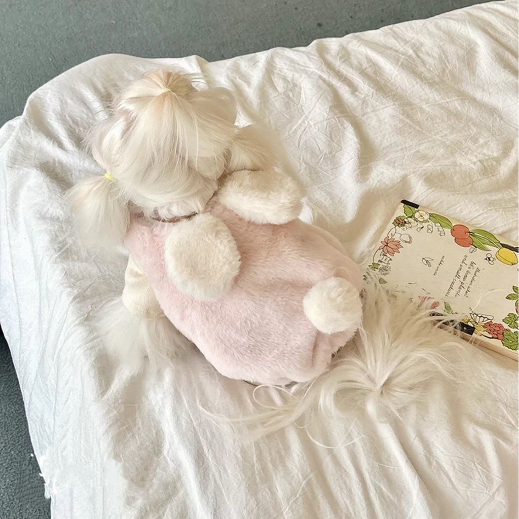 Sweet Rabbit Fleece Solid Color Dog Cat Vest