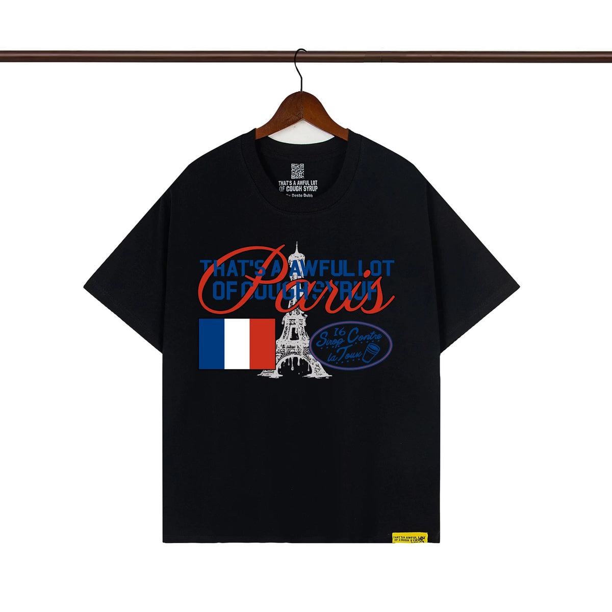 THAT. SA AWFUL LOT OF COUPH SYRUP Cross border letter printed versatile high street short sleeved T-shirt (37)
