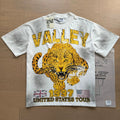 Vale Forever vintage European and American vintage washed pattern figure print high street casual versatile short sleeved T-shirt (11)