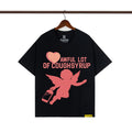 THAT. SA AWFUL LOT OF COUPH SYRUP Cross border letter printed versatile high street short sleeved T-shirt (41)