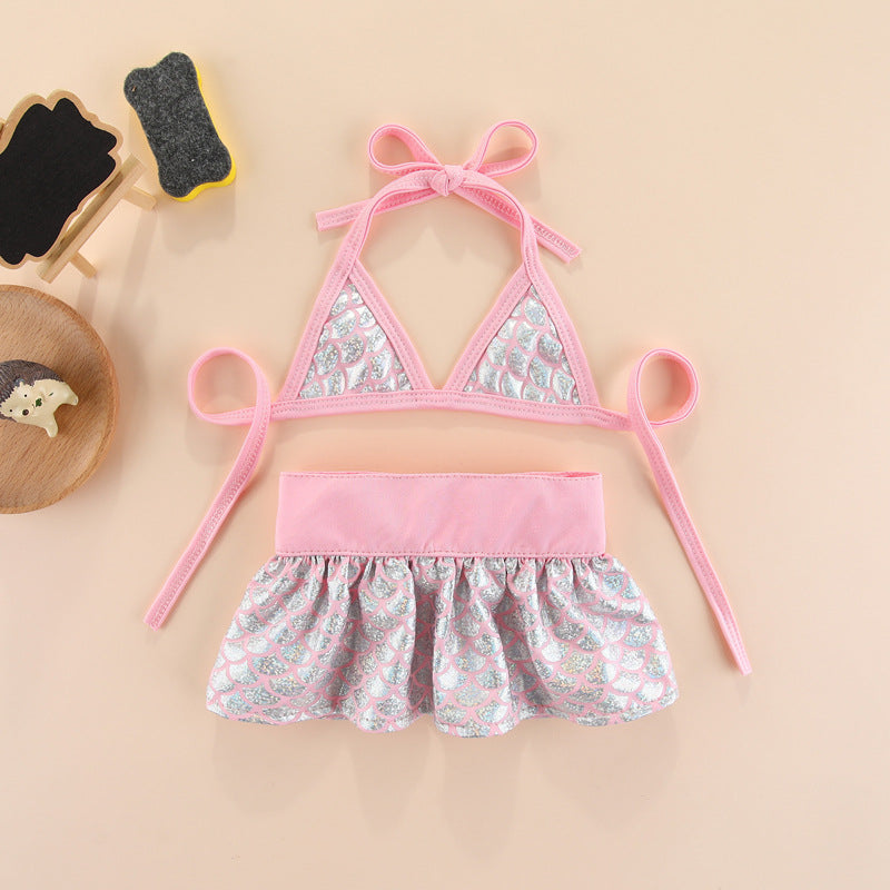 Mermaid Printed Dog Bikini