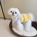 Wink Color Block Furry Strap Dog Cat Vest