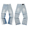GALLERY DEPT JEANS High Street Retro Inkjet Graffiti Spring and Autumn Casual Straight Cowboy Pants Men (9)