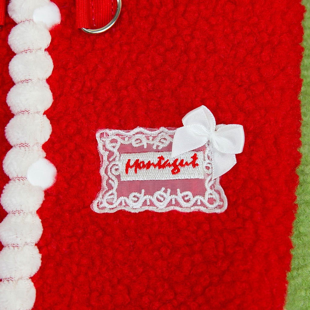 Sweet Lace Collar Dog Cat Harness Vest/Jumpsuits