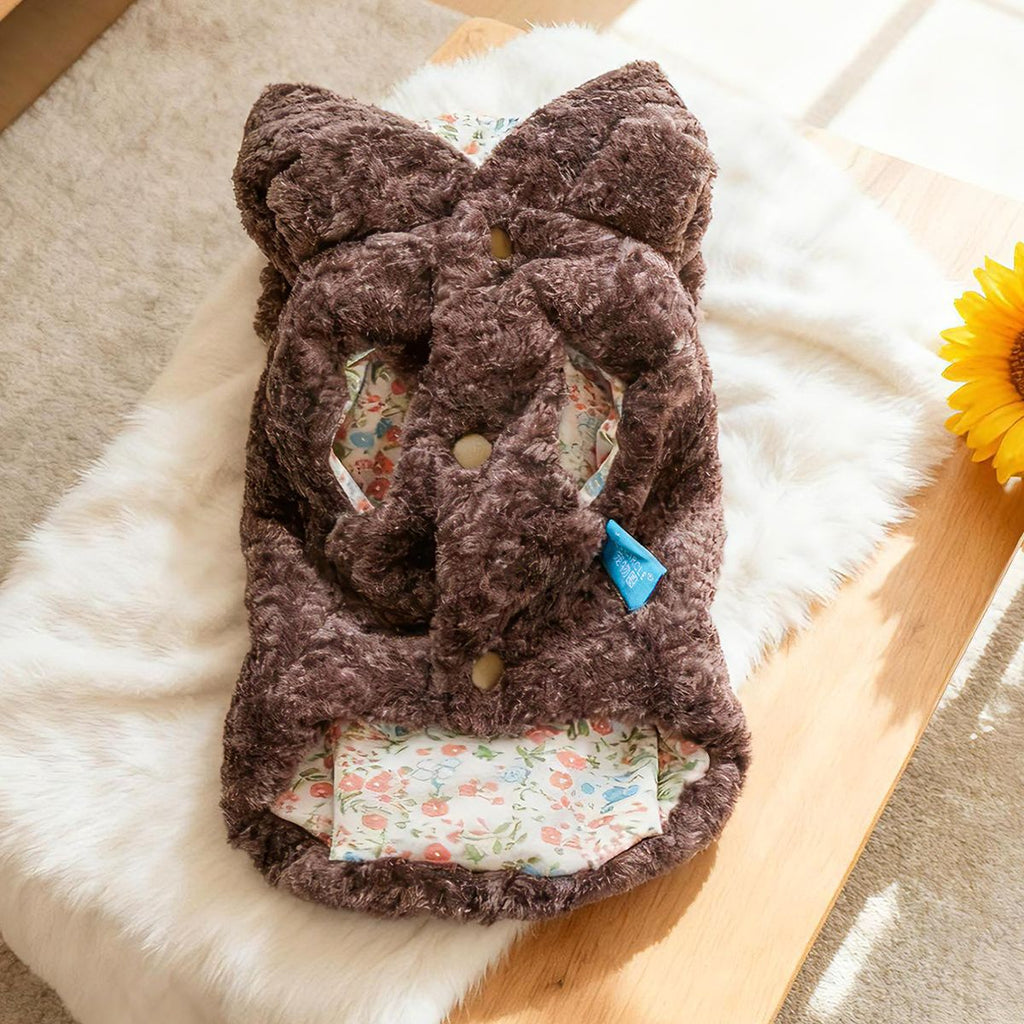 Warm Fleece Rabbit Hooded Dog Cat Hoodie