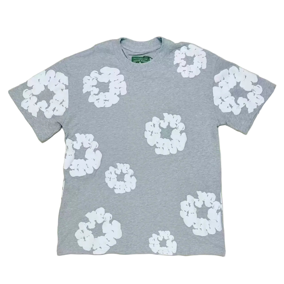 INS HIP HOP T SHIRT SHORTS Summer Foam Printed Short sleeved T-shirt Shorts Men's and Women's FOG (2)
