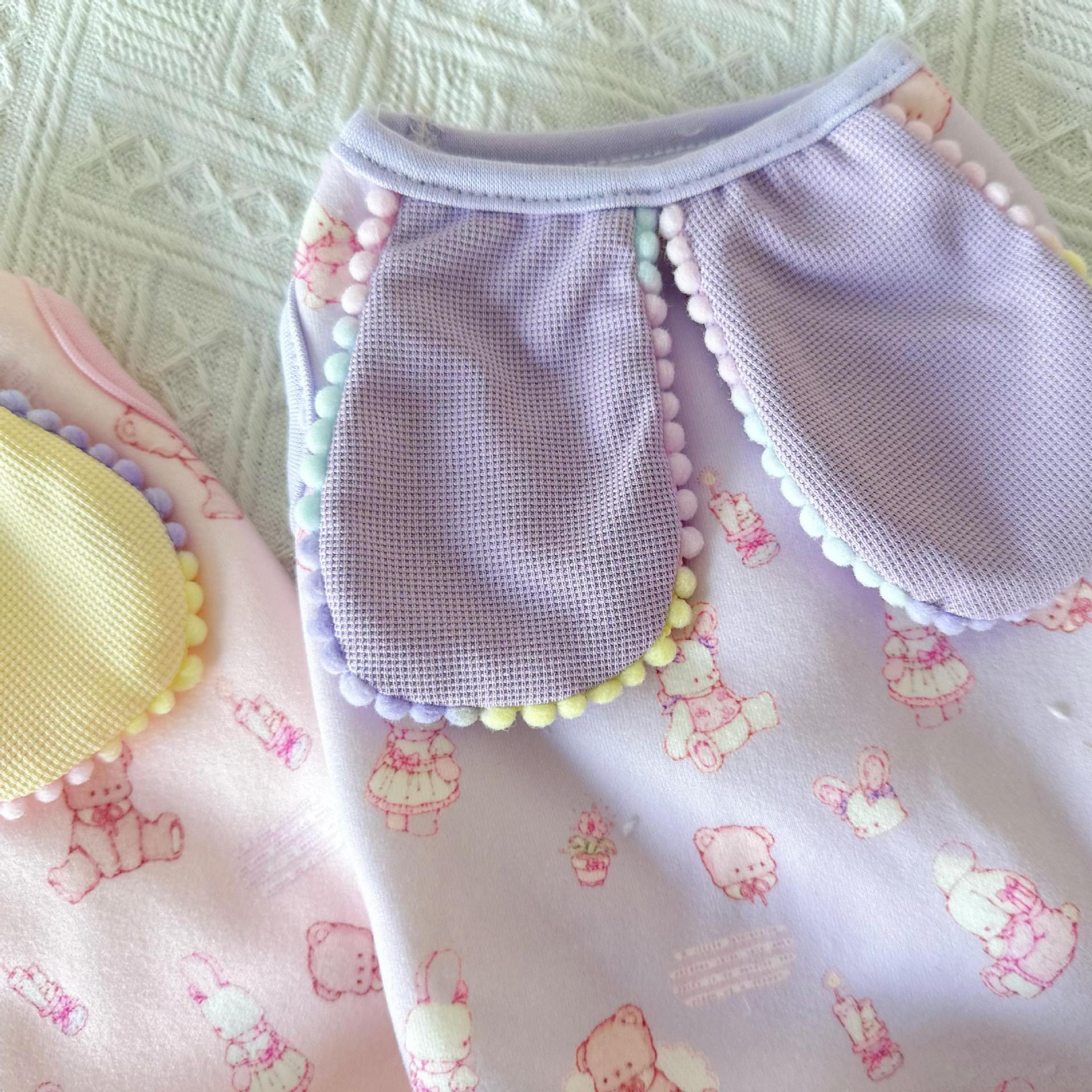 Rabbit Ear Tail Decor Dog Cat Vest