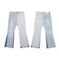 Gallery Dept Jeans American High Street Retro Washing Splicing Knife Cut Micro-Tender Casual Denim Trousers (7)