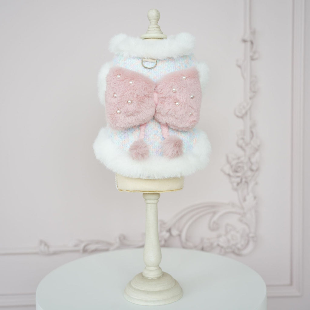Furry Sweet Large Bow Dog Cat Jacket/Dress