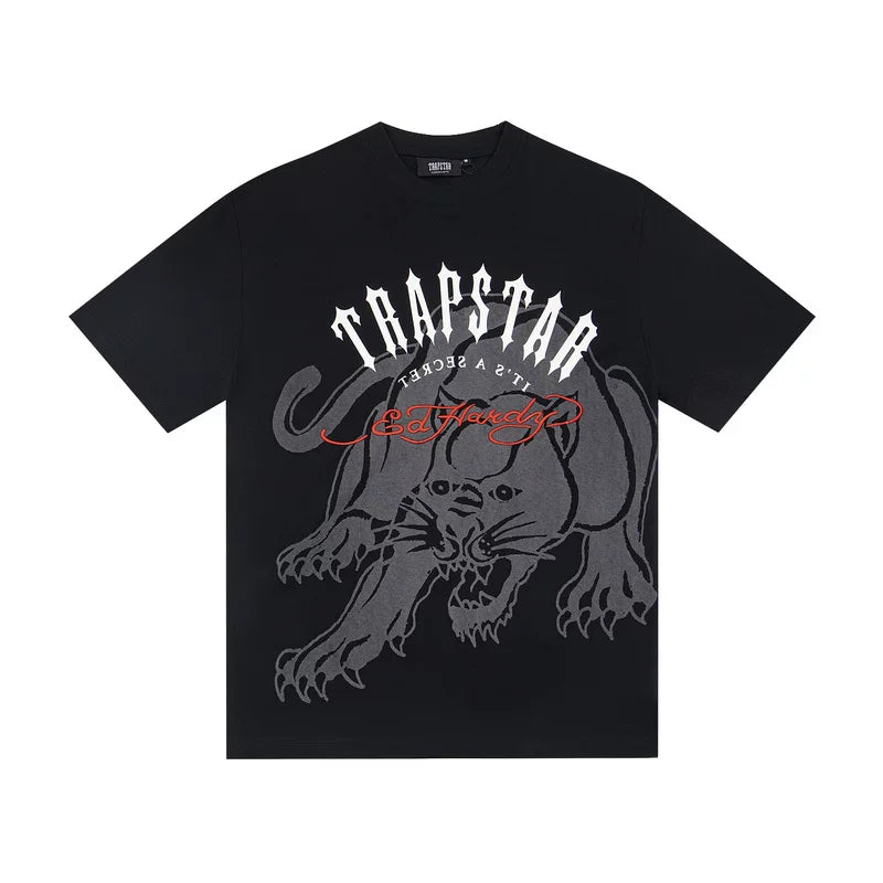 Trapstar T shirt American high street hip-hop fashion brand summer unisex loose cotton short sleeved T-shirt (6)