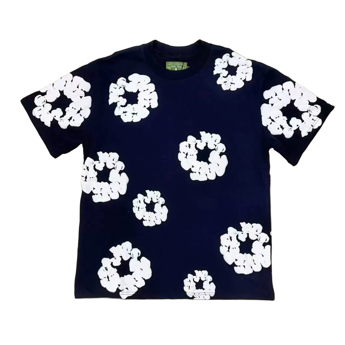 INS HIP HOP T SHIRT SHORTS Summer Foam Printed Short sleeved T-shirt Shorts Men's and Women's FOG (6)