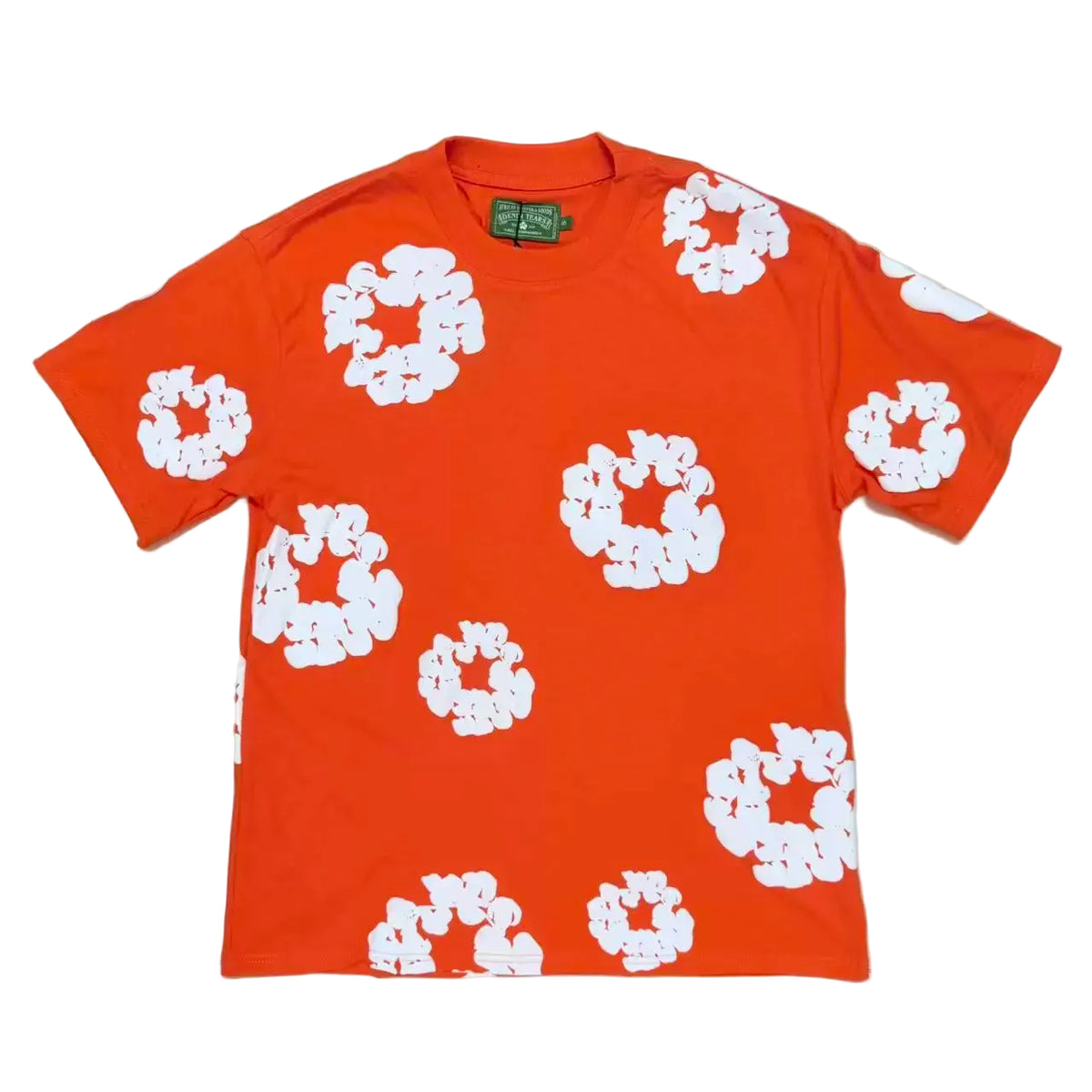 INS HIP HOP T SHIRT SHORTS Summer Foam Printed Short sleeved T-shirt Shorts Men's and Women's FOG (7)