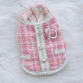 Elegant Style Flower Pearl Dog Cat Jacket