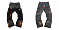 GALLERY DEPT JEANS High Street Retro Inkjet Graffiti Spring and Autumn Casual Straight Cowboy Pants Men (8)