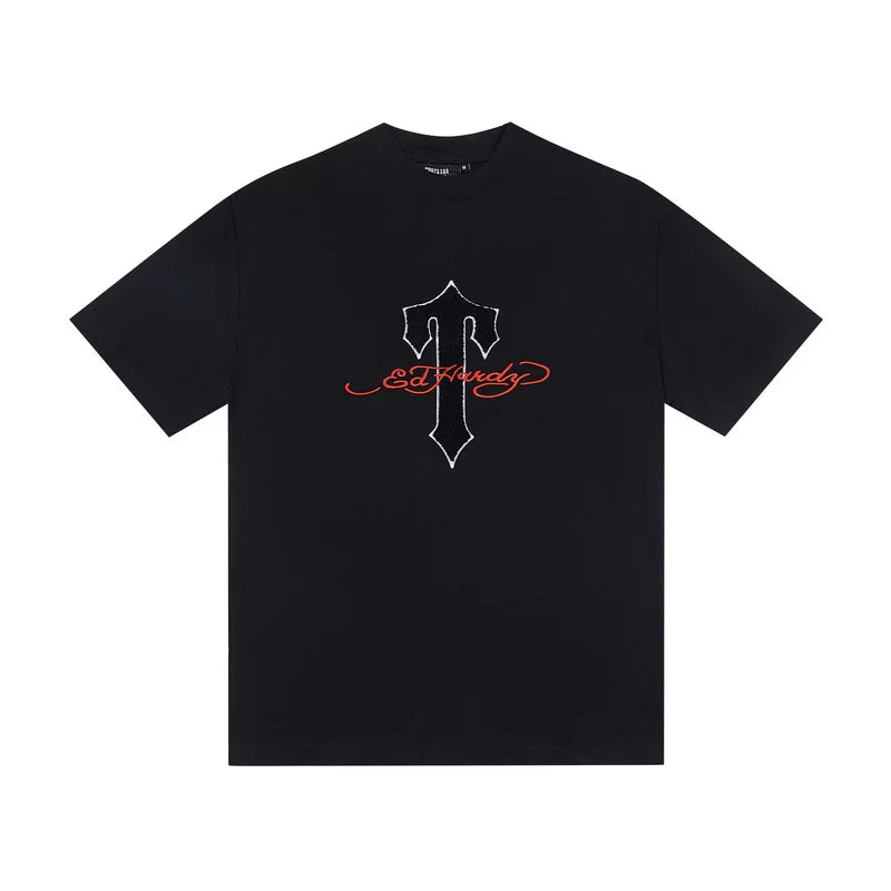 Trapstar T shirt American high street hip-hop fashion brand summer unisex loose cotton short sleeved T-shirt (8)