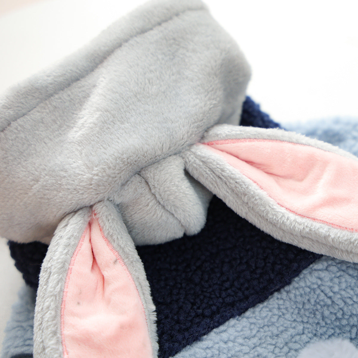 Cartoon Rabbit Shaped Dog Cat Hooded Jacket