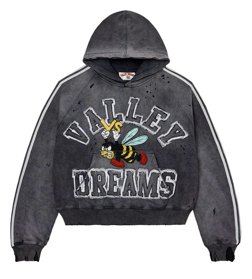 Vale Forever Anthem Pullover Hoodie Black Mono